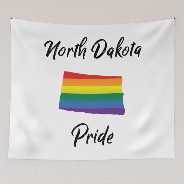 Item preview, North Dakota Pride LGBT Gay Lesbian Bisexual Gift designed and sold by frankiewillie.
