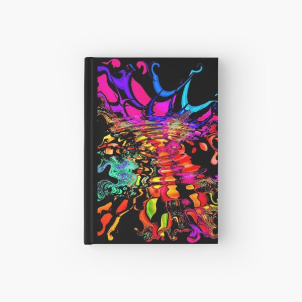 Fractal Splash Hardcover Journal