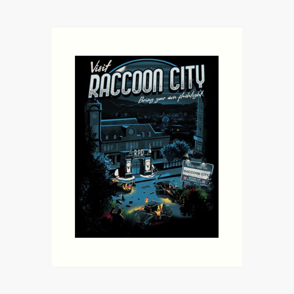 Item preview, Visit Raccoon City designed and sold by rustenico.