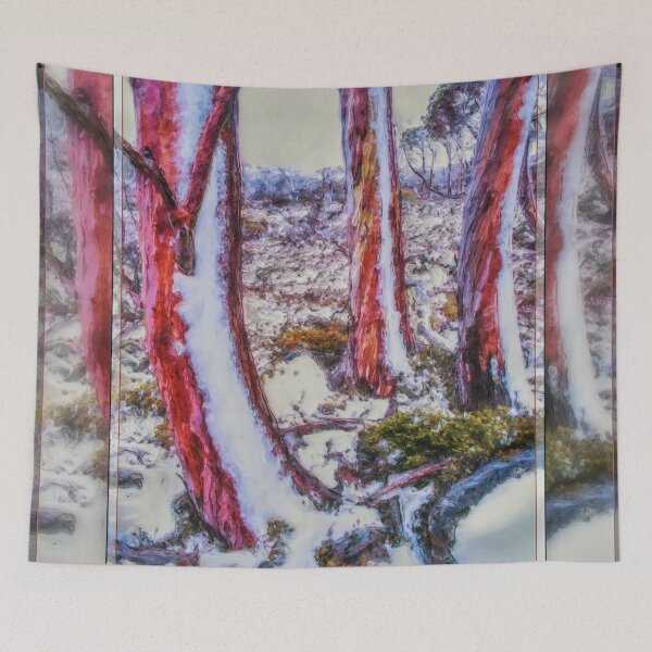Item preview, Alpine Eucalypts & Snow#1 designed and sold by Matnev110.