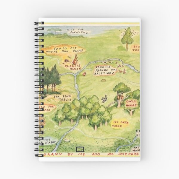 Item preview, Mapa de los bosques de los cien acres designed and sold by FaithC340.