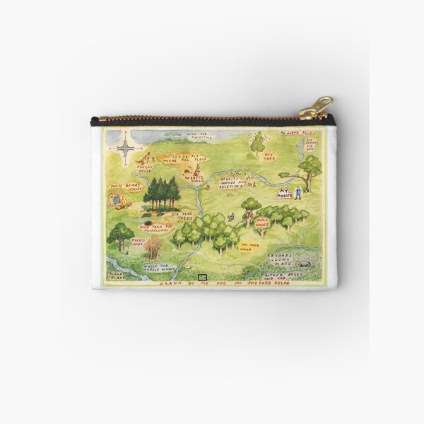 Item preview, Hundred Acre Woods Map designed and sold by FaithC340.