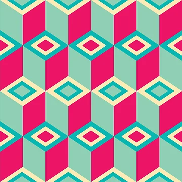 Artwork thumbnail, Isometric Block Pattern by lizious