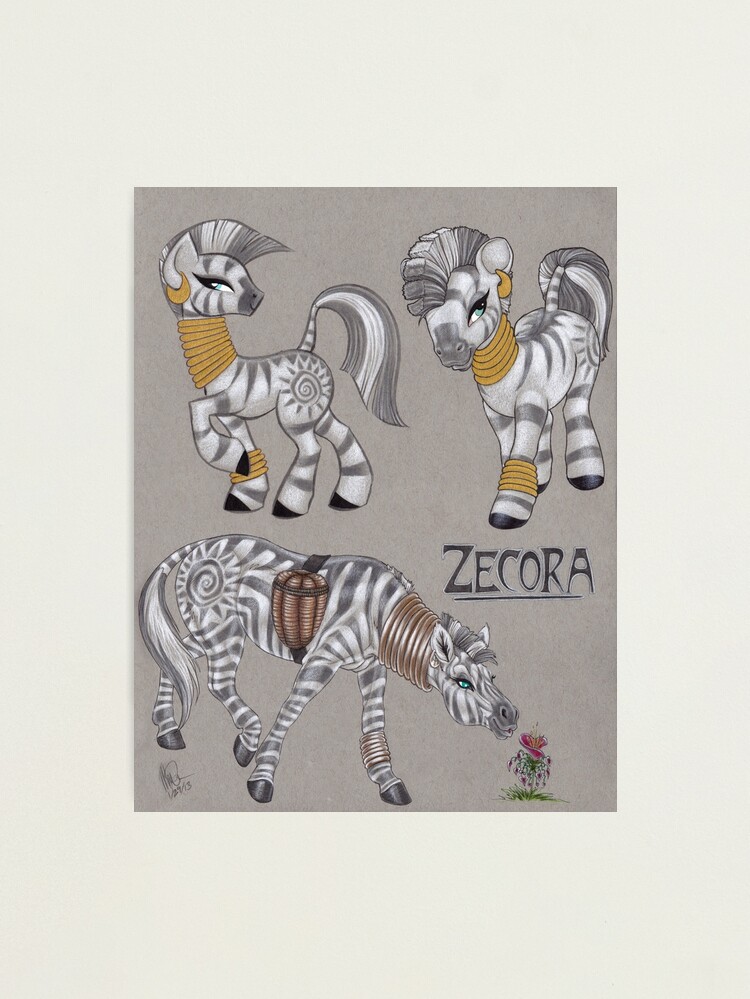 Alternate view of Zecora Doodles Photographic Print