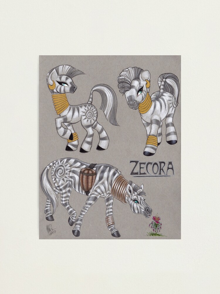 Alternate view of Zecora Doodles Photographic Print