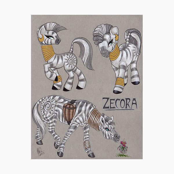 Zecora Doodles Photographic Print