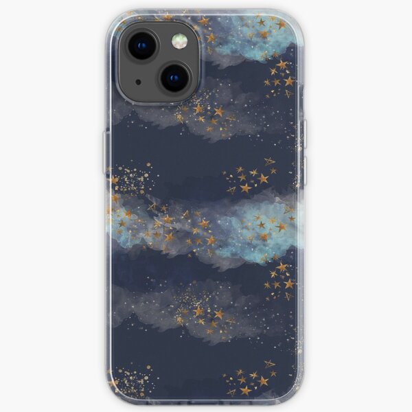 Night Sky & Stars - Coques Iphone et Samsung Galaxy Coque souple iPhone