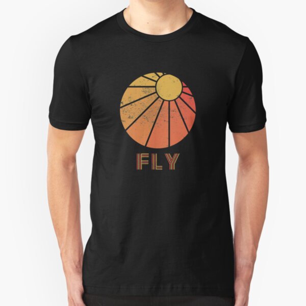 Retro Fly - Paragliding/Hang Gliding Slim Fit T-Shirt