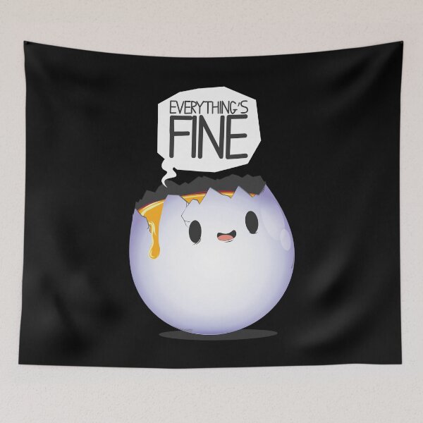 Item preview, Broken Egg Everything Is Fine designed and sold by alexngn.