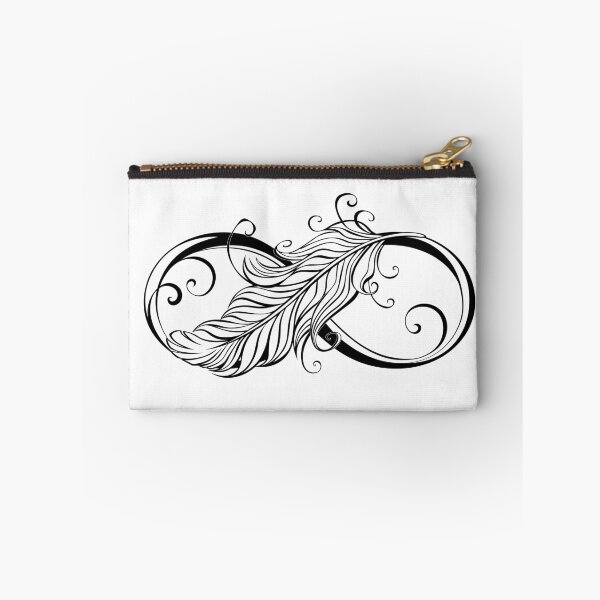 Item preview, Infinity Symbol with Feather designed and sold by Blackmoon9.