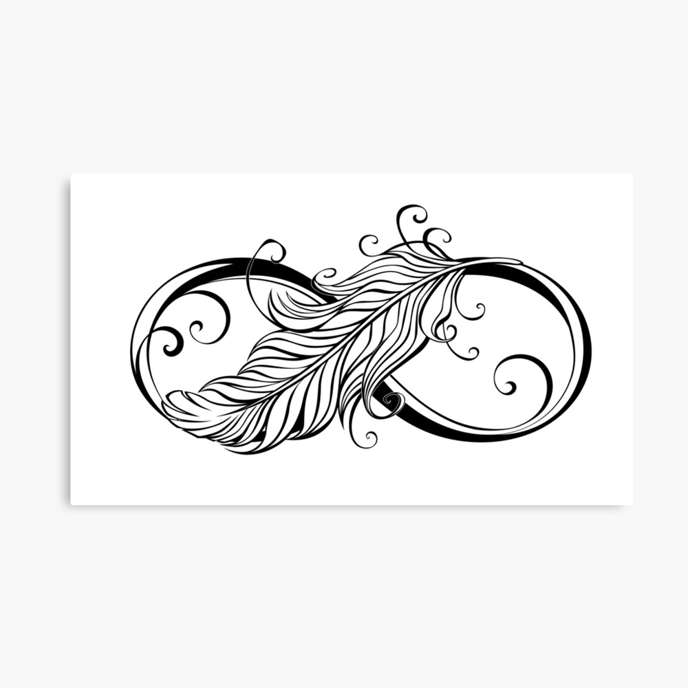 Crazy Tattoo - Infinity Tattoo with Feather Tattoo artist-... | Facebook