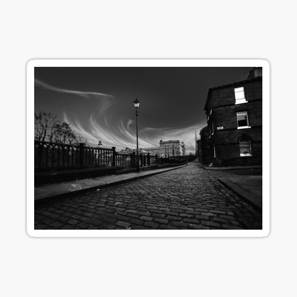 George Street, Saltaire, Bradford England Sticker