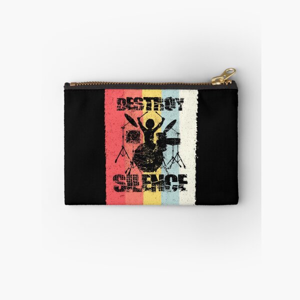 Item preview, Destroy Silence - Drummer Retro Vintage Design designed and sold by RAWWR.