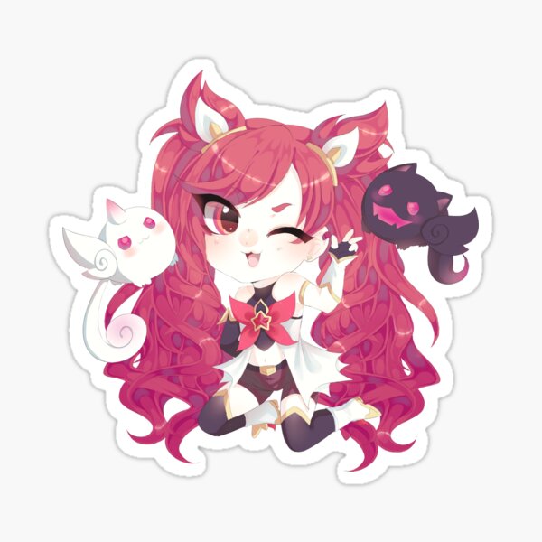 Star Guardian Jinx Chibi Sticker Sticker