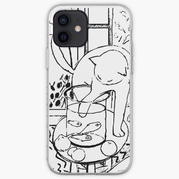 Henri Matisse, Le Chat Aux Poissons Rouges 1914, (The Cat With Red Fishes), Artwork, Men, Women, Youth iPhone Soft Case