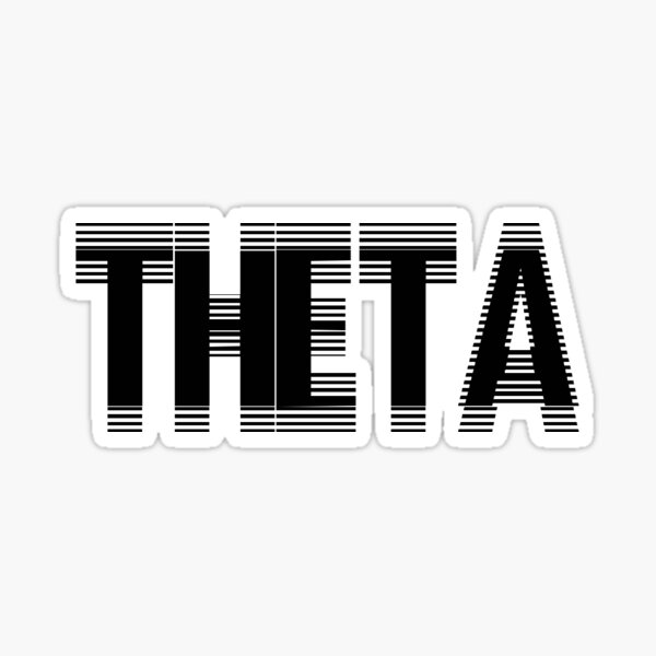 theta Sticker