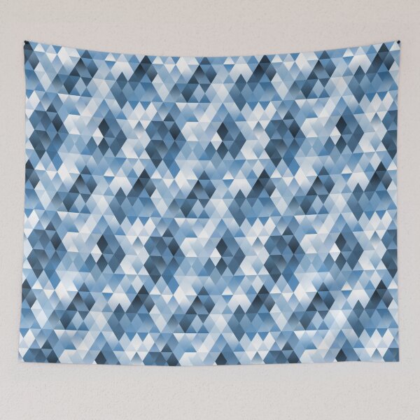 Item preview, Blue Mosaic Triangles designed and sold by LittleOddShop.