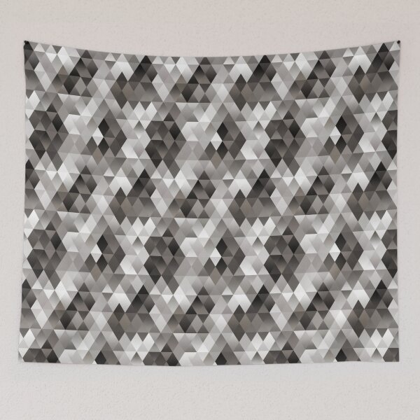 Item preview, Grey Mosaic Triangles designed and sold by LittleOddShop.