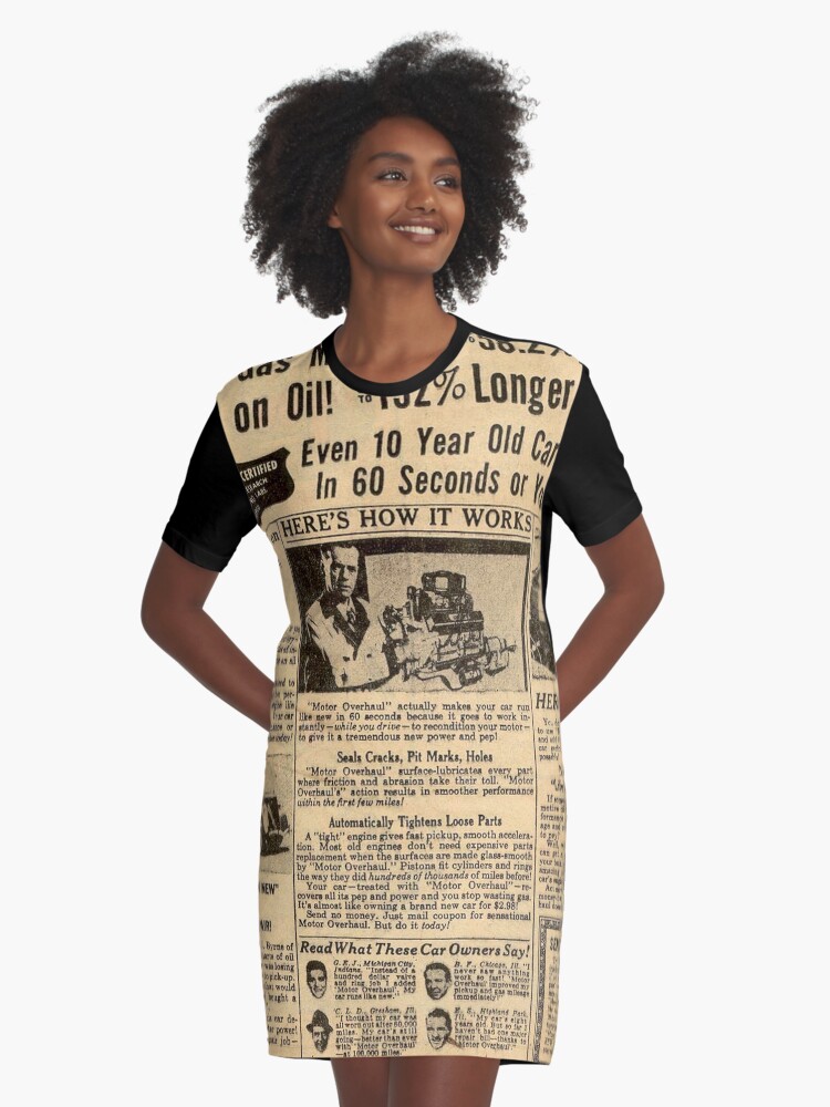 t shirt dress vintage