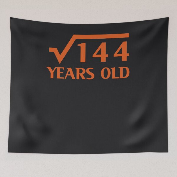 Item preview, 12th Happy Birthday Art 12 Years Old Square Root of 144  designed and sold by melsens.