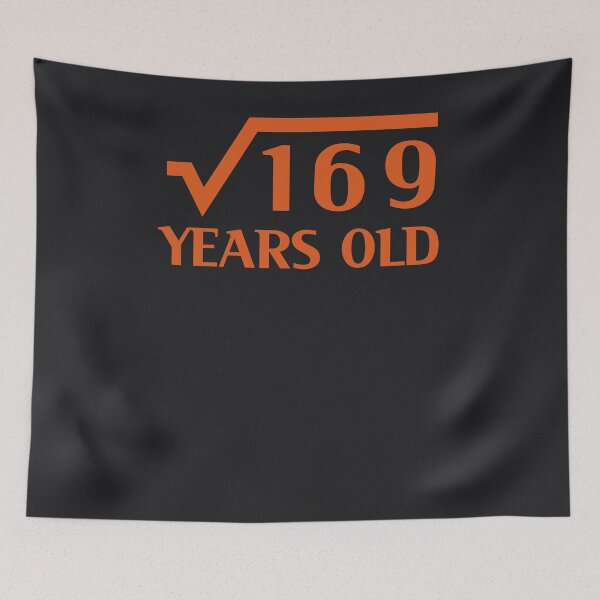 Item preview, 13th Happy Birthday Art 13 Years Old Square Root of 169  designed and sold by melsens.