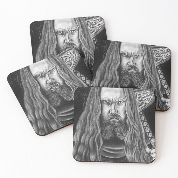 Item preview, Thor - Norse God Charcoal Portrait designed and sold by CleaViolet.