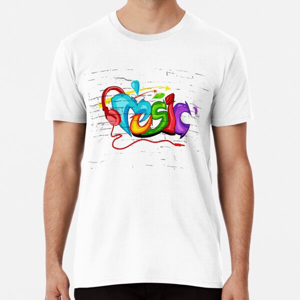 Music Graffiti Premium T-Shirt