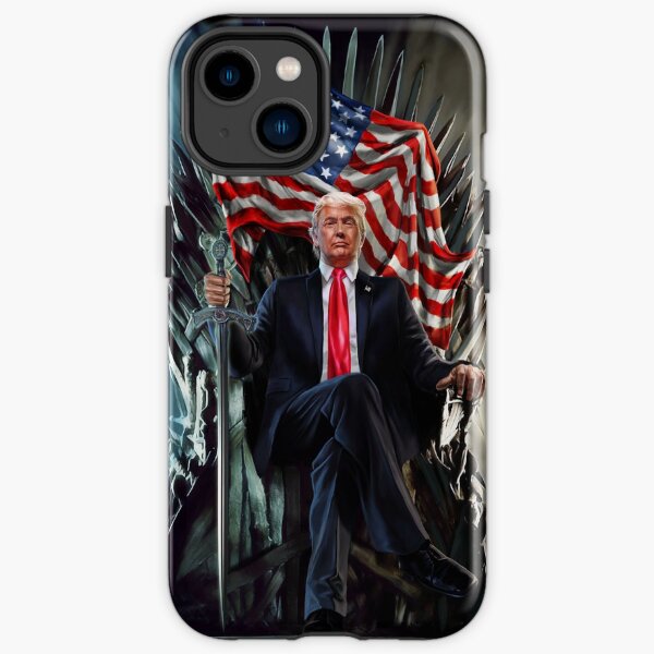 United States President Donald Trump on Iron Chair iPhone Tough Case