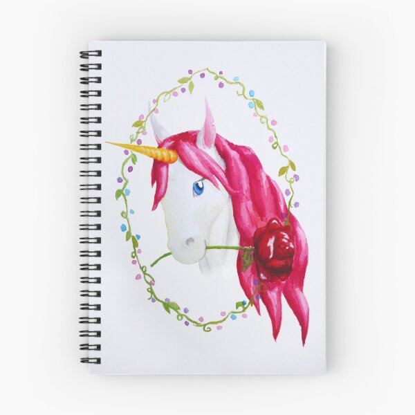 Item preview, Pink Mane Unicorn with Rose designed and sold by jessiecally.