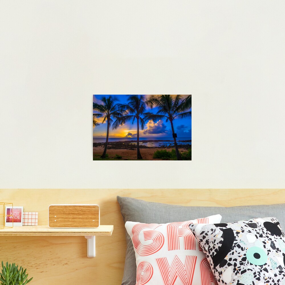 North Shore Sunset Photographic Print