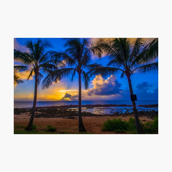 North Shore Sunset Photographic Print