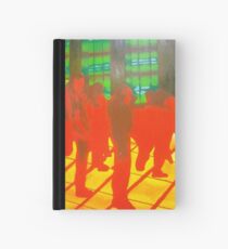 Red and Yellow Inferno Dancefloor Hardcover Journal