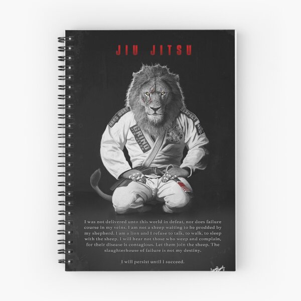 Item preview, Kneeling Jiu-Jitsu Lion designed and sold by groundshark.