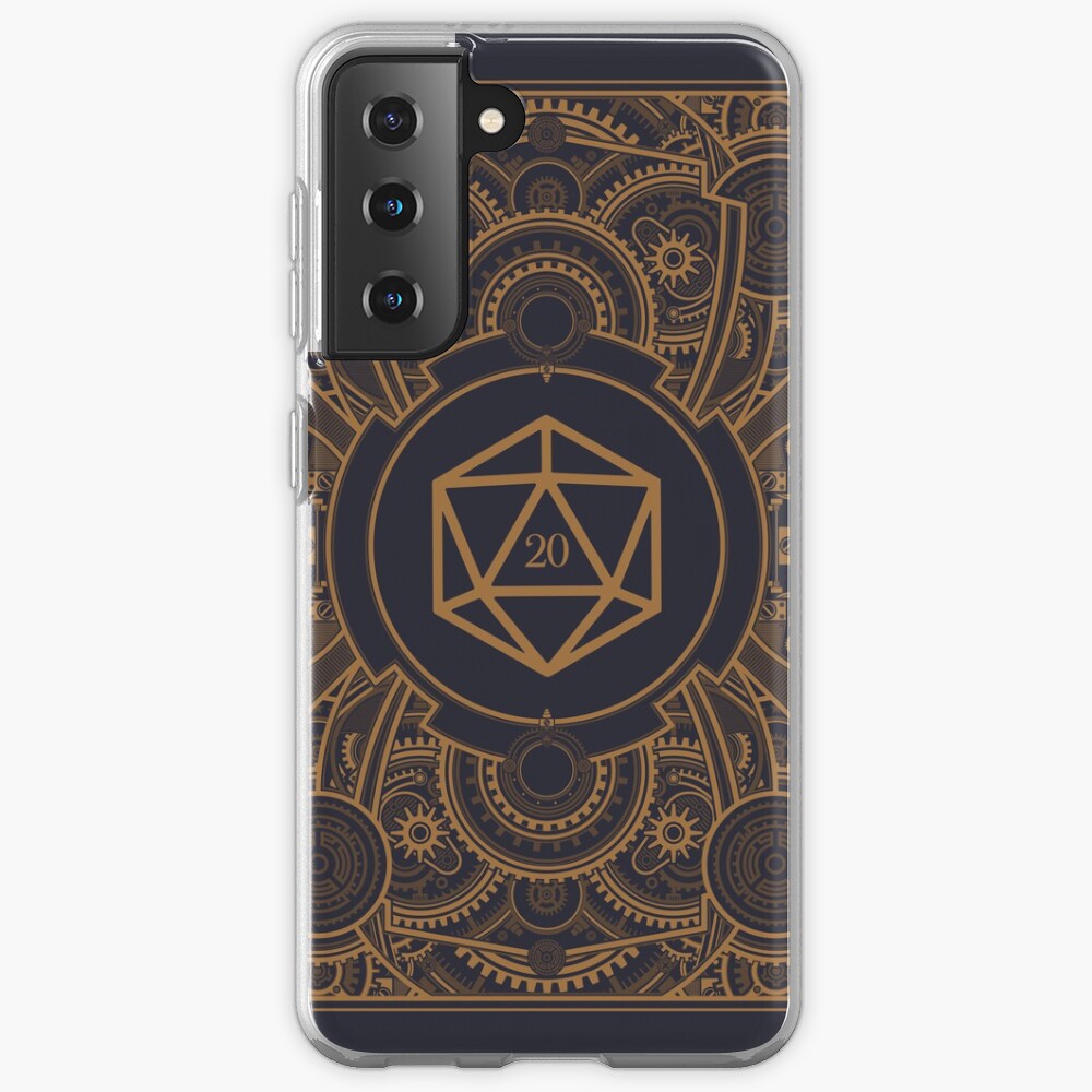 "D20 Dice Steampunk Mech" Samsung Galaxy Phone Case for Sale by