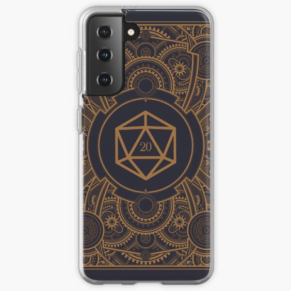 D20 Dice Steampunk Mech Samsung Galaxy Soft Case