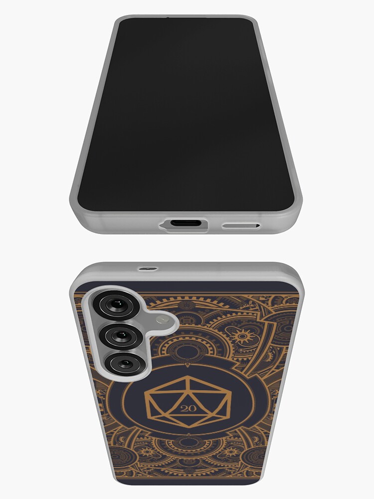 Thumbnail 3 of 4, Samsung Galaxy Phone Case, D20 Dice Steampunk Mech designed and sold by pixeptional.