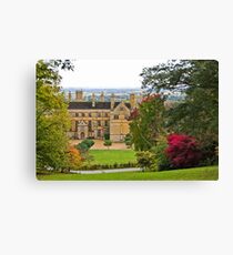 November at Batsford House Canvas Print
