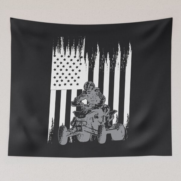 Item preview, Men Boys USA Flag ATV - All Terrain Vehicle Drivers Design designed and sold by melsens.