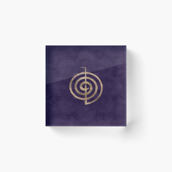 Item preview, Cho Ku Rei - gold on purple lotus  designed and sold by Nartissima.