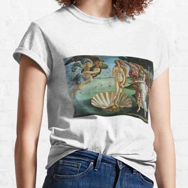 Spoof Famous Painting Venus Wearing A Mask Print T Shirts Women Aesthetics  Funny Tshirts Casual Tops New T-shirt Female Clothing - T-shirts -  AliExpress