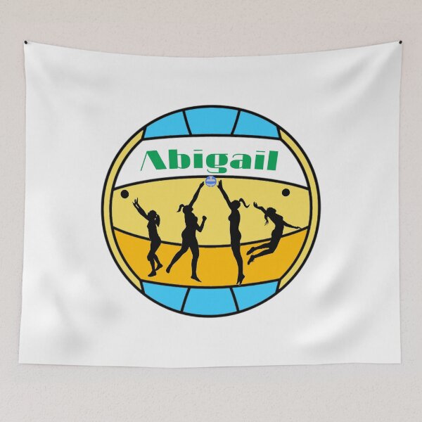Item preview, Abigail loves volleyball designed and sold by Attiva.
