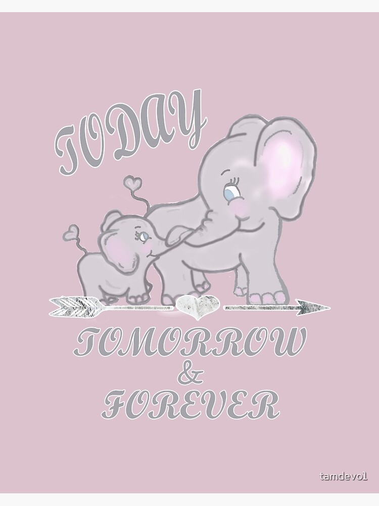 Inspirational Elephant Gifts Graphic Art Design, Wisdom of Acceptance   Greeting Card for Sale by tamdevo1