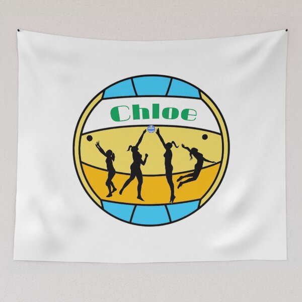 Item preview, Chloe loves volleyball designed and sold by Attiva.
