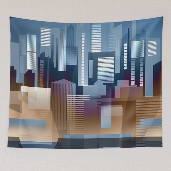 Item preview, Skyscraper metropolis illustration designed and sold by mikeranger.