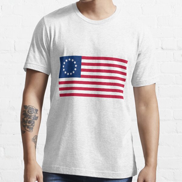 Betsy Ross 13 Stars In A Circle American Flag T Shirt For Sale By Allhistory Redbubble 5307