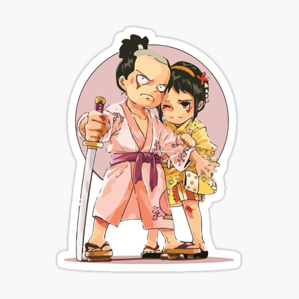 One Piece Deco Sticker Wano Country Arc #06 Franky 2 pieces Ensky