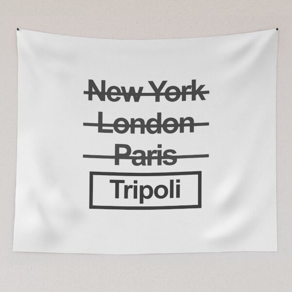 Item preview, Libya Tripoli City Text design designed and sold by GetItGiftIt.