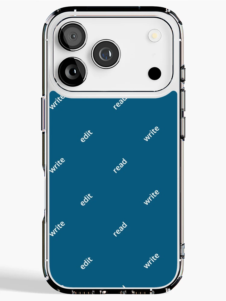 Thumbnail 1 of 5, iPhone Case, Read, write, edit designed and sold by proofreading.