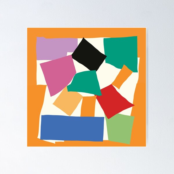 Item preview, Colorful Collage Matisse Inspired designed and sold by ShaMiLaB.