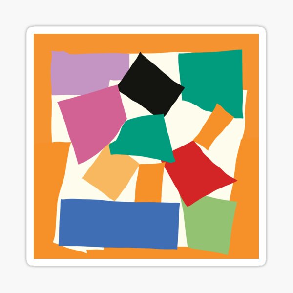 Item preview, Colorful Collage Matisse Inspired designed and sold by ShaMiLaB.